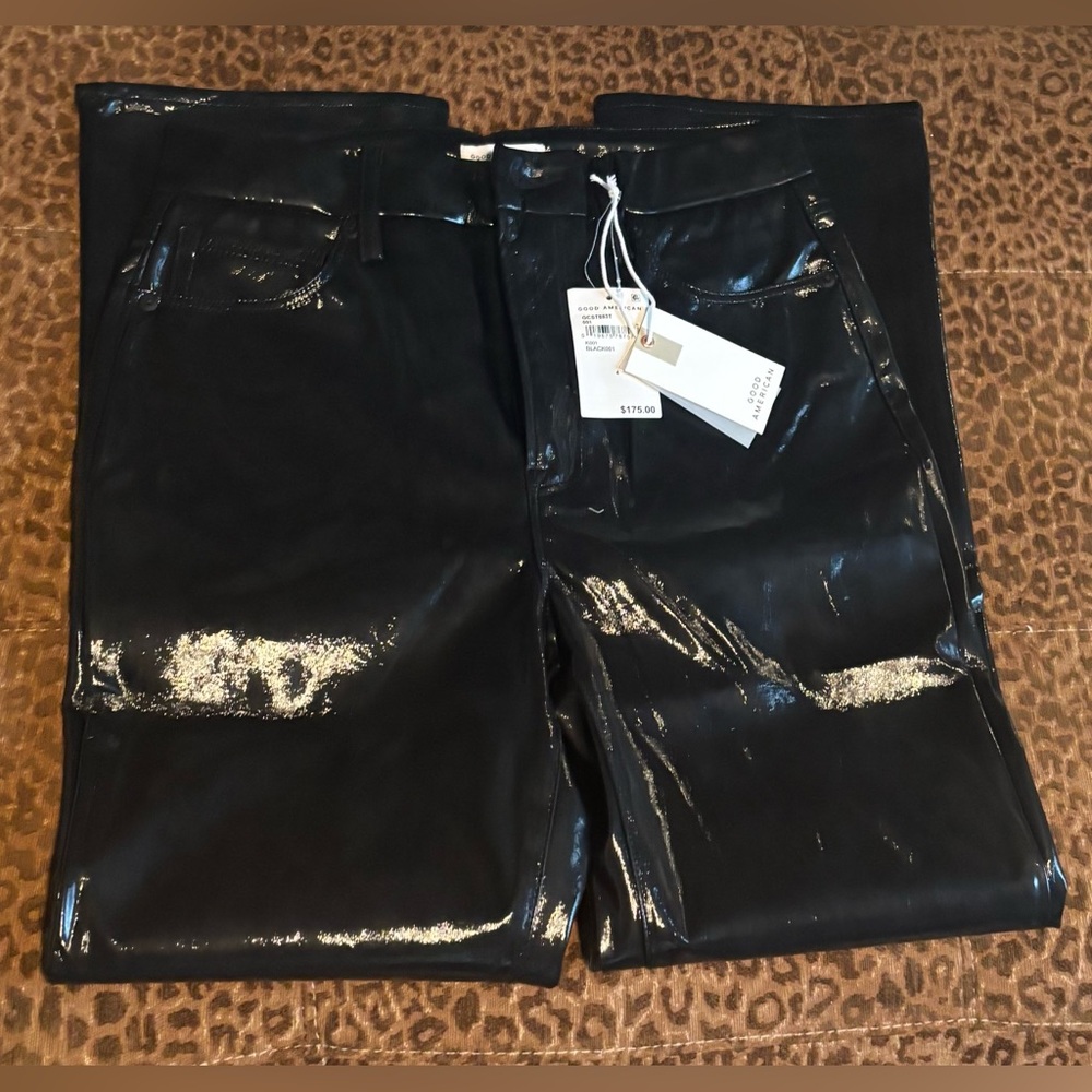 Good American Black Women Pants - Picture 3 of 5